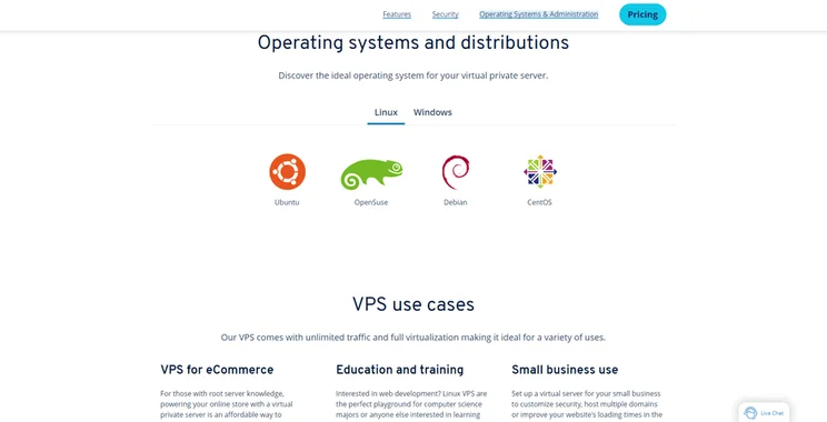 vps ionos operating systems