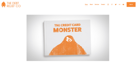 The Credit Card Monster homepage