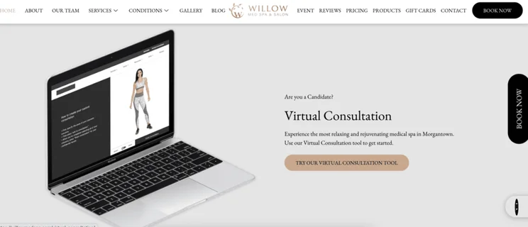 Willow Med Spa virtual consultation