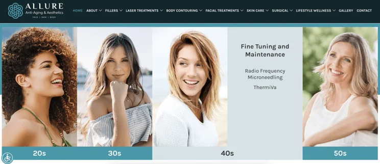 Allure medspa categories