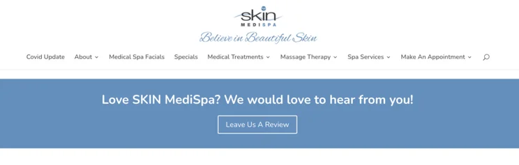 Skin Medispa review banner