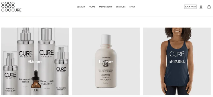 Cure Daily online store