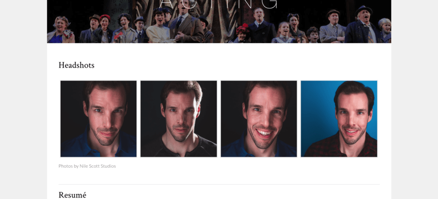 15 Best Examples of Websites for Actors to Inspire You