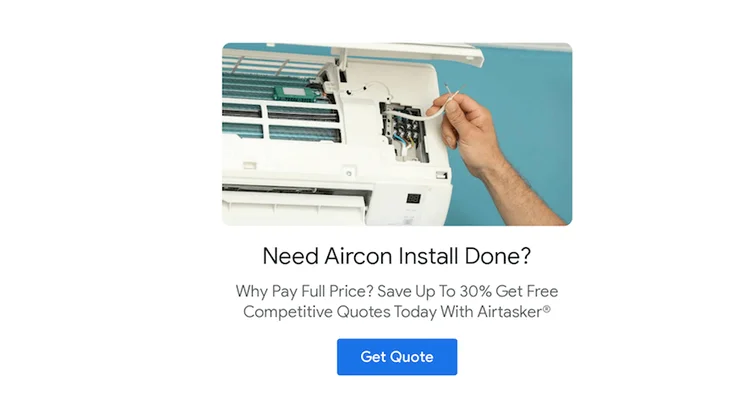 Airtasker remarketing email with image, text, and CTA