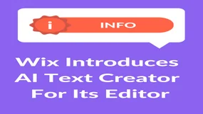 featured image for wix introducing ai test for its editor