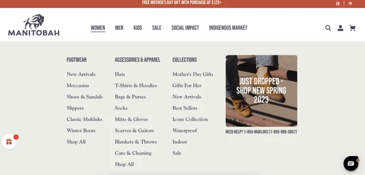 Manitobah website