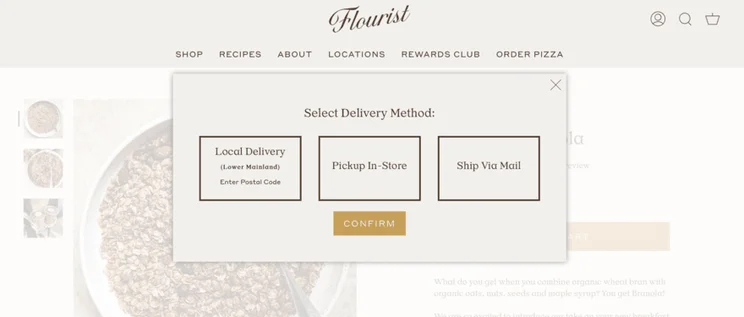 Flourist website