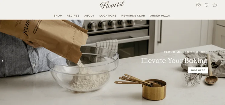 Flourist website