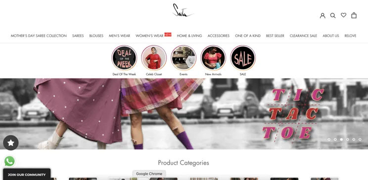 Suta website