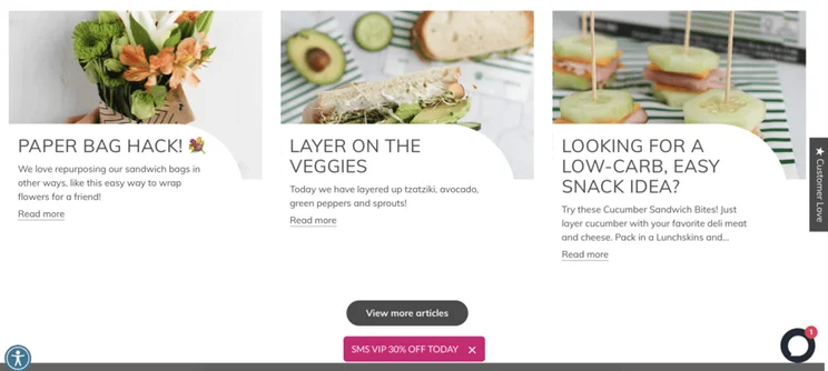 Lunch Skins website