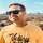man wearing toroise color sunglasses at goldfield arizona.