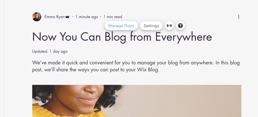 Blog Entry Examples