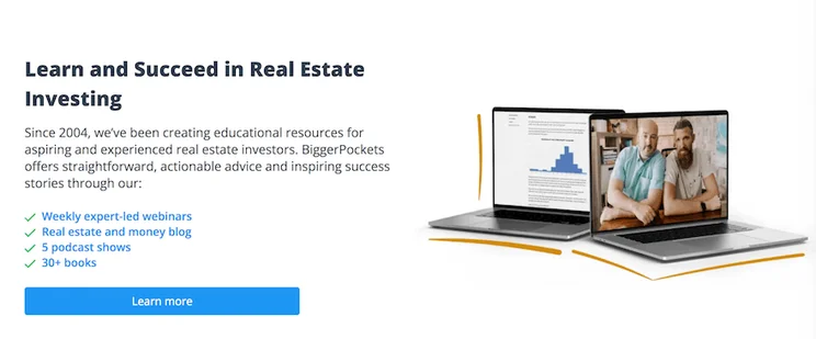 BiggerPockets real estate investor website screenshot 2