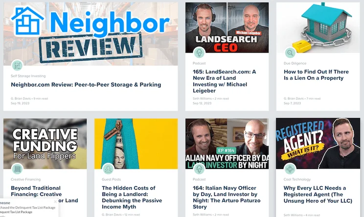 REtipster real estate investor website screenshot 3