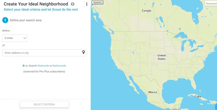 Neighborhood Scout real estate investor website screenshot 2