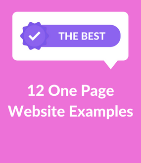 12 Best One Page Website Examples to Inspire You