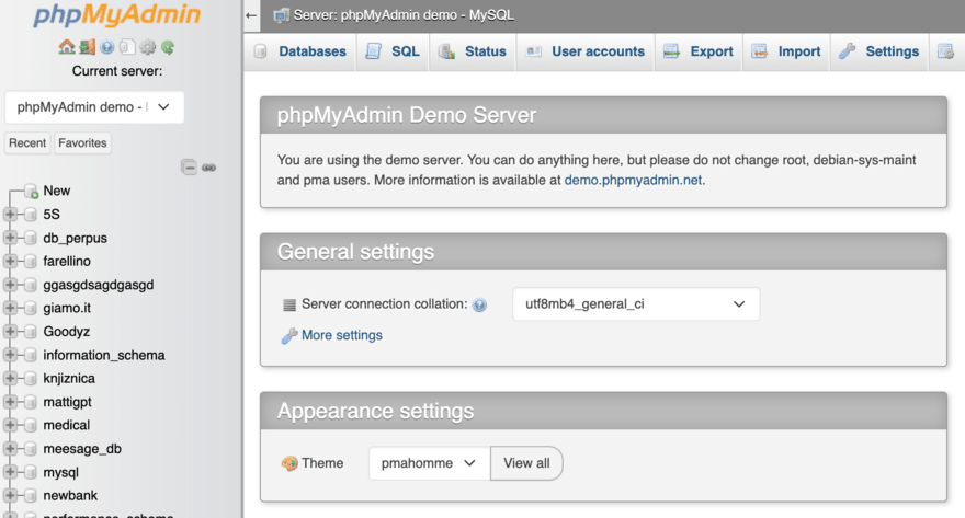 database navigation