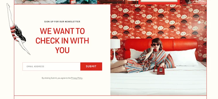 Austin Motel website screenshot 3