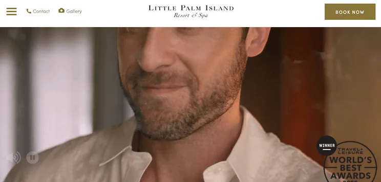 Little Palm Island website screenshot 1