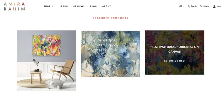 Amira Rahim website
