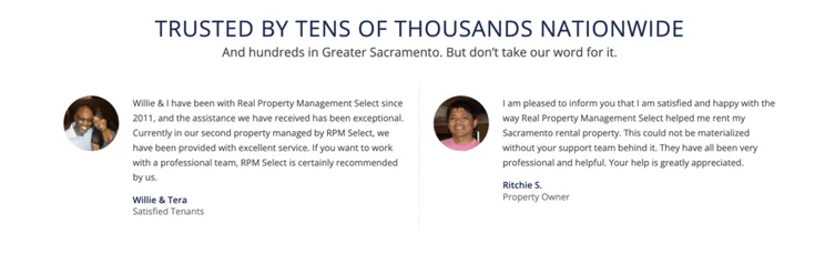 Property Management Select website