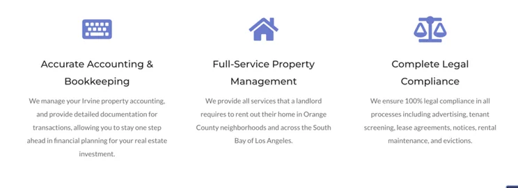 HCM Property Management website