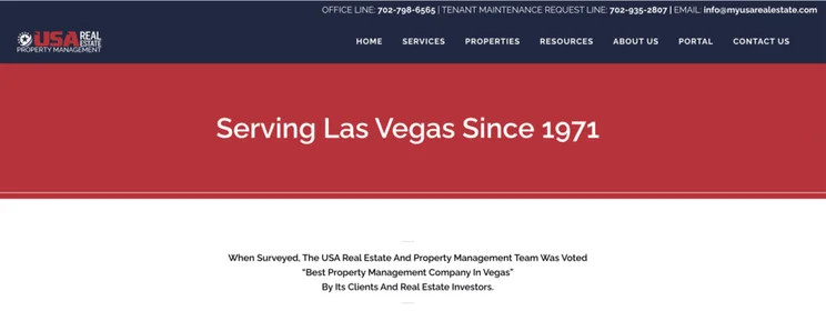 USA Real Estate website