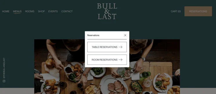 Bull and Last website