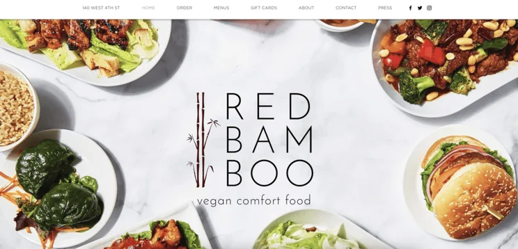 Red Bamboo website