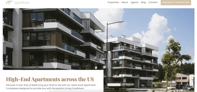 ApartRent template