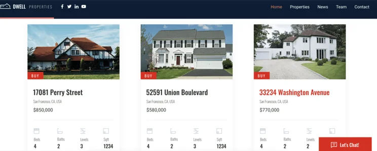 Real Estate Firm template