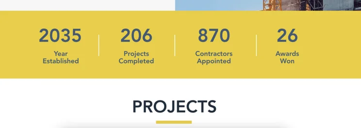 Construction Company template