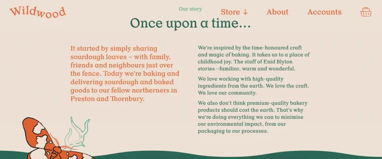 Wildwood Bakery website