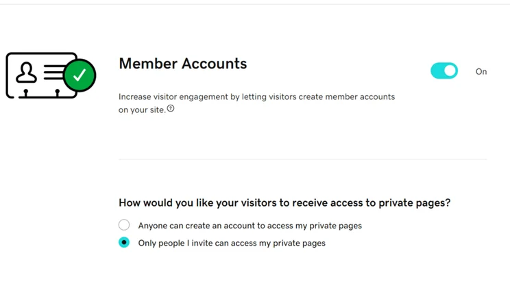 GoDaddy member accounts settings page
