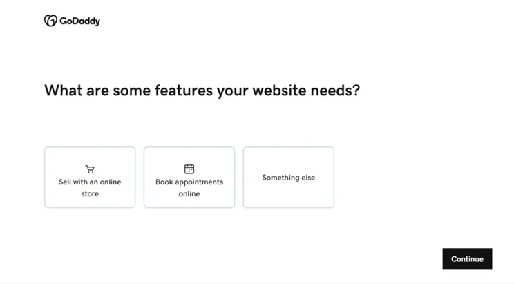 three options available for GoDaddy's ADI