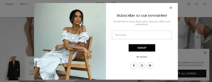 Gain template from Shopify