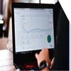 Person working on Google Analytics on a laptop