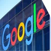 Google logo on a building