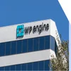 Building with WP Engine logo displayed on the side