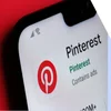 Mobile screen showing Pinterest in the app store