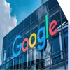 Building with google logo attached to the glass windows