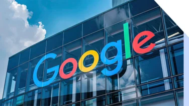 Building with google logo attached to the glass windows