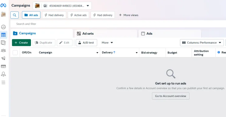facebook ads manager dashboard