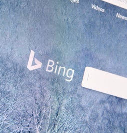 Bing homepage