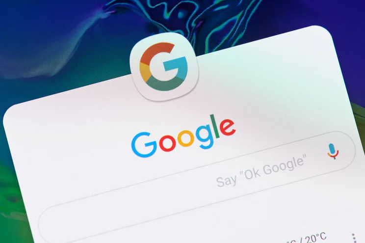 Google search display
