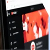 YouTube homepage in night mode