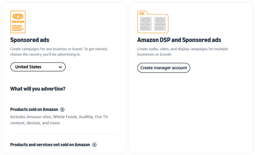 sponsored ads and amazon DSP ads