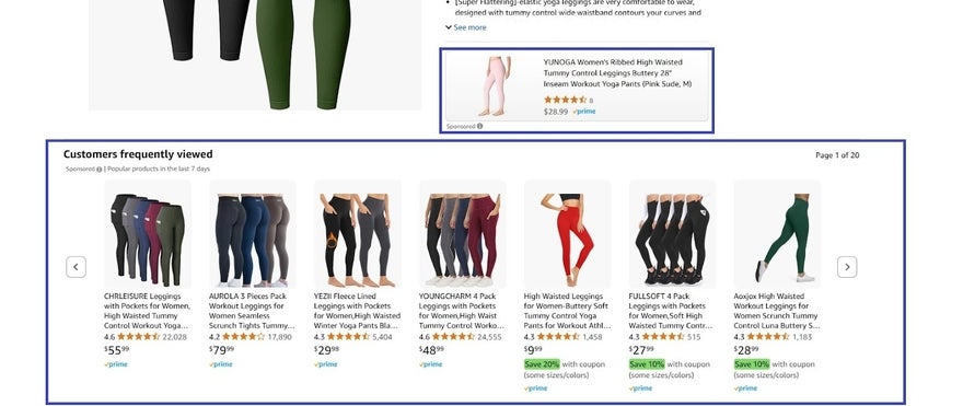 amazon ad sponsored product example