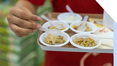 tray of free samples