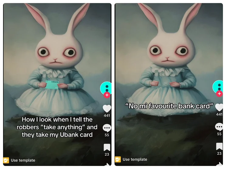 Bunny rabbit tiktok trend